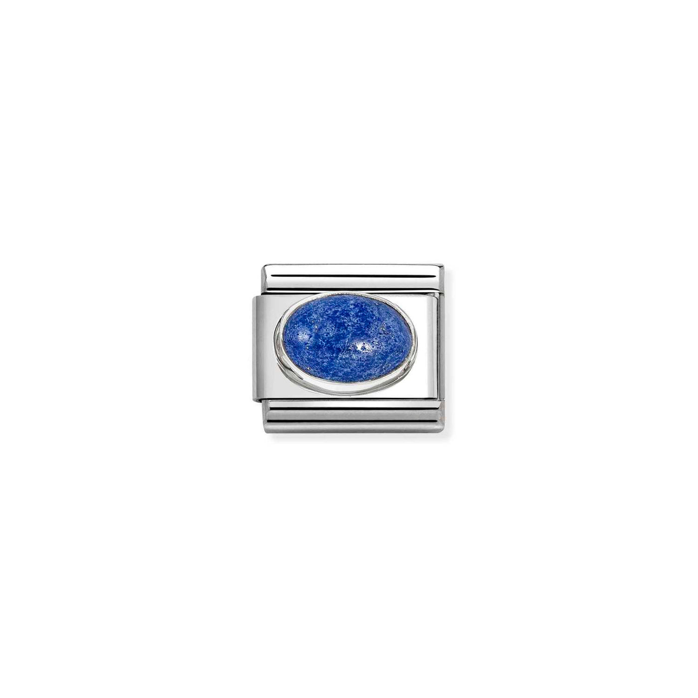 Nomination Classic Steel & Silver Lapis Lazuli Charm