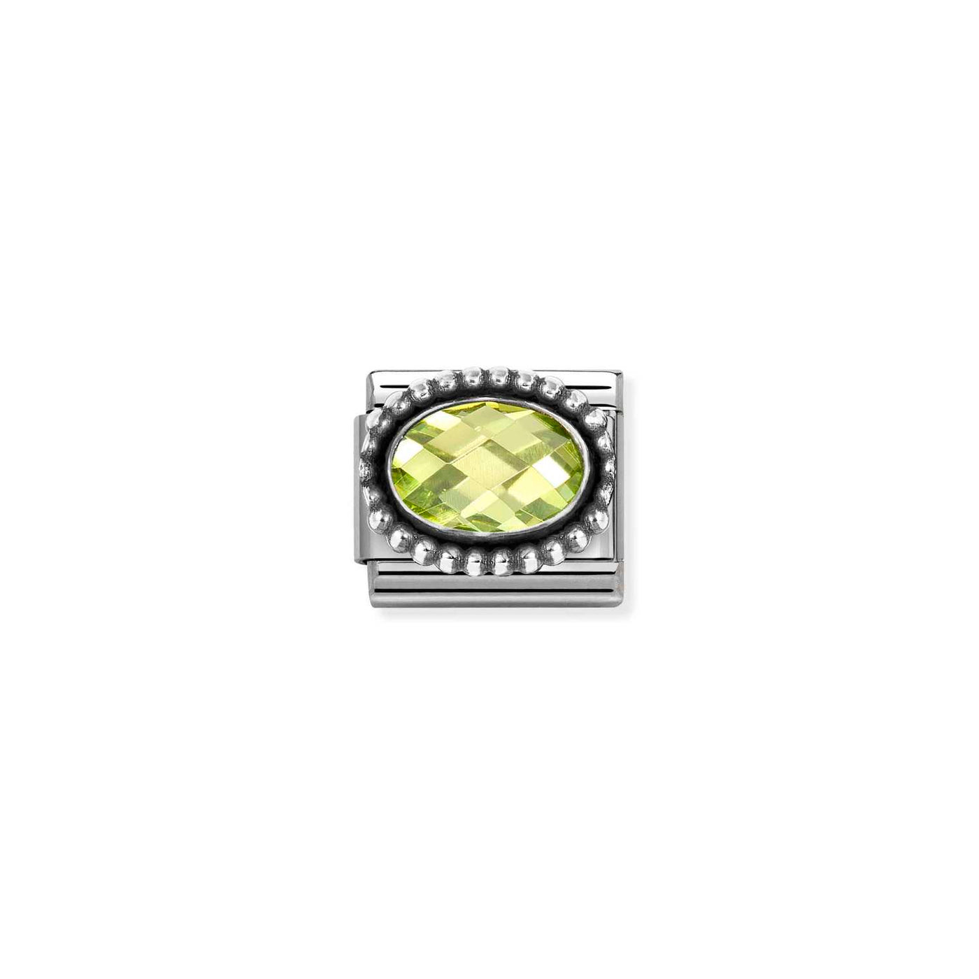Nomination Classic Steel Green Cubic Zirconia Charm