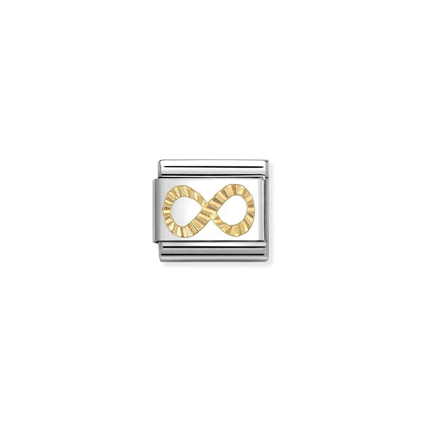 Nomination Classic Steel 18ct Gold Infinity Charm