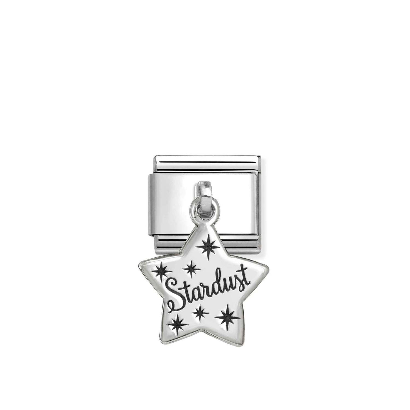 Nomination Classic Steel Sterling Silver Stardust Star Charm