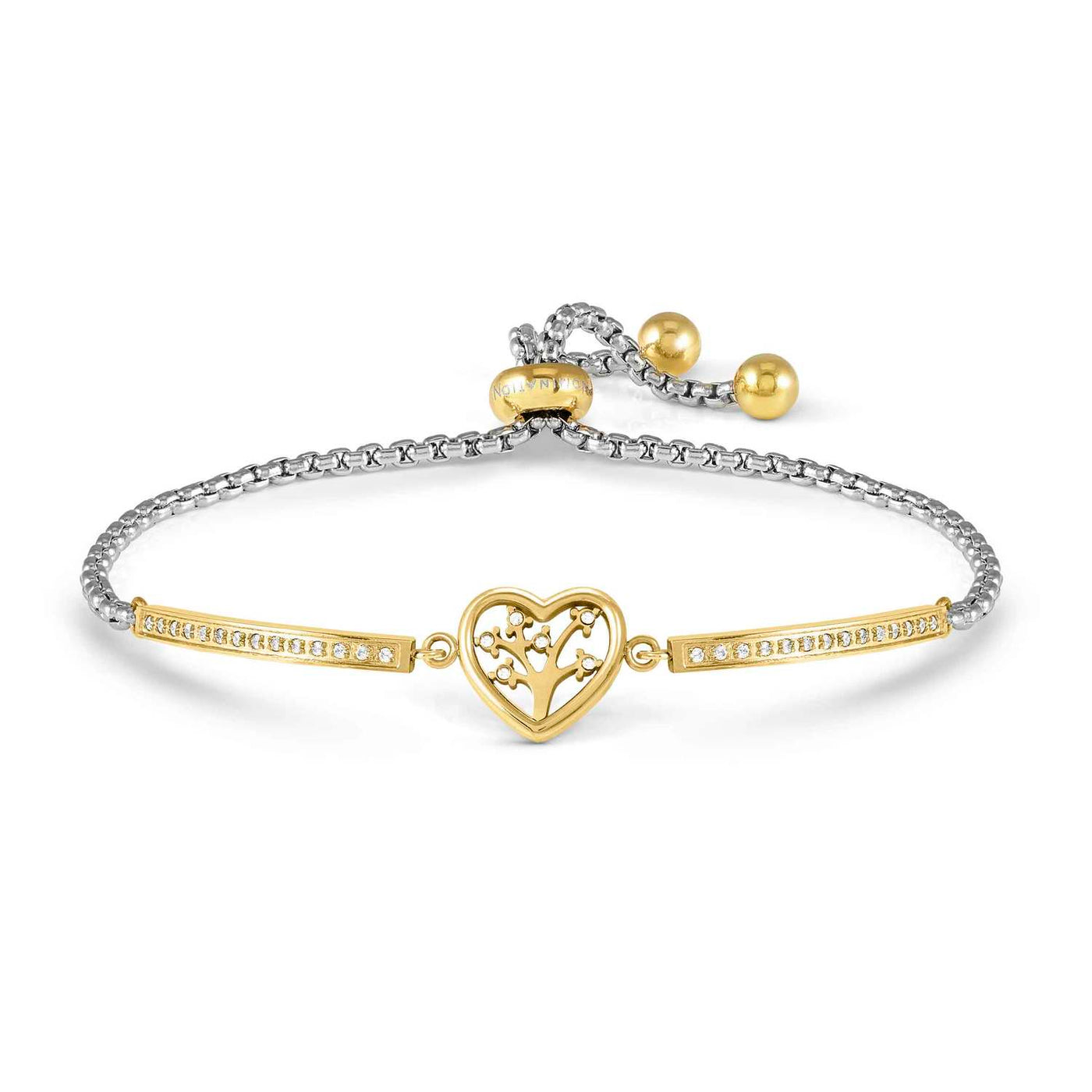 Nomination Milleluci Steel Gold Tree of Life Bracelet