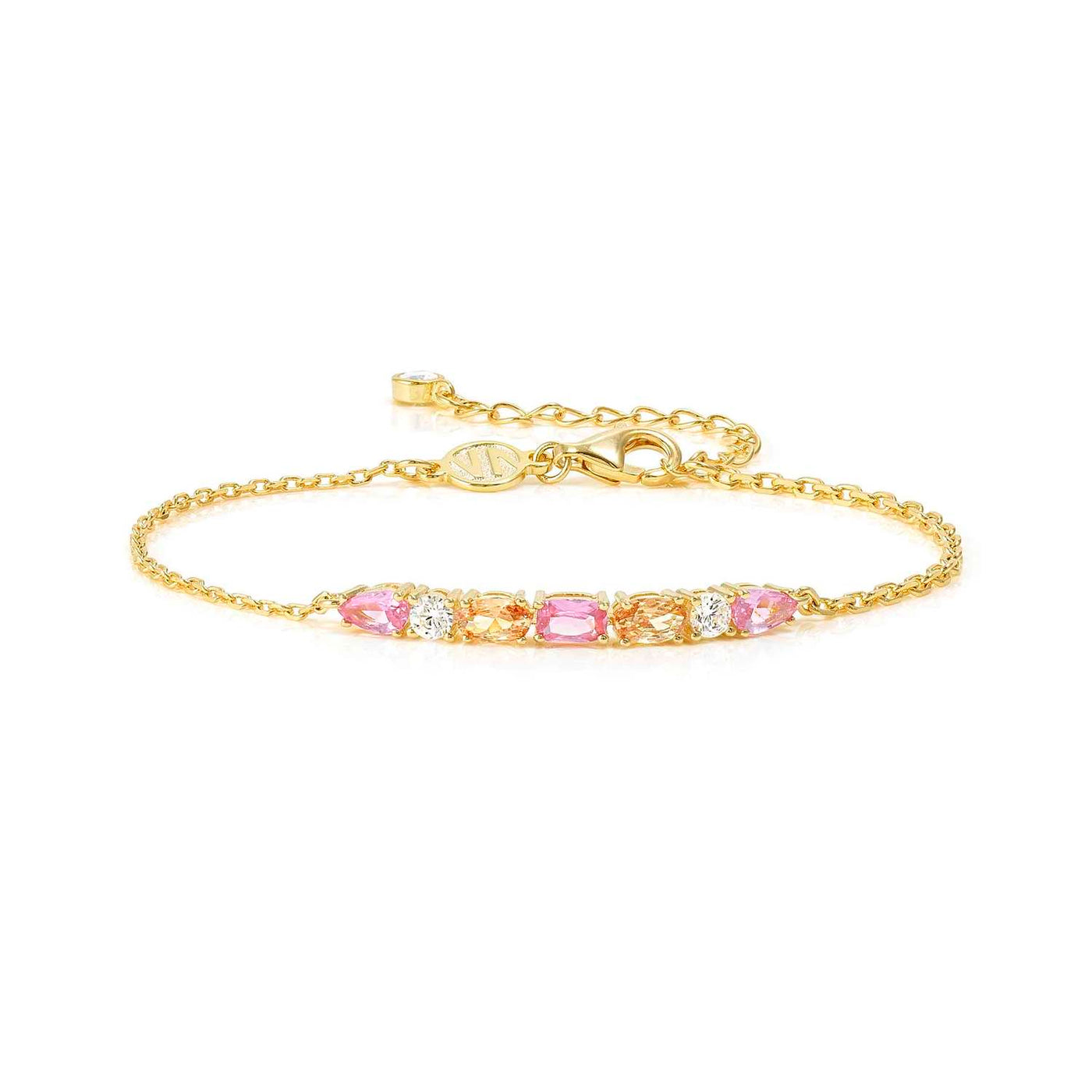 Nomination Colour Wave Aurora Gold Silver Zirconia Bracelet