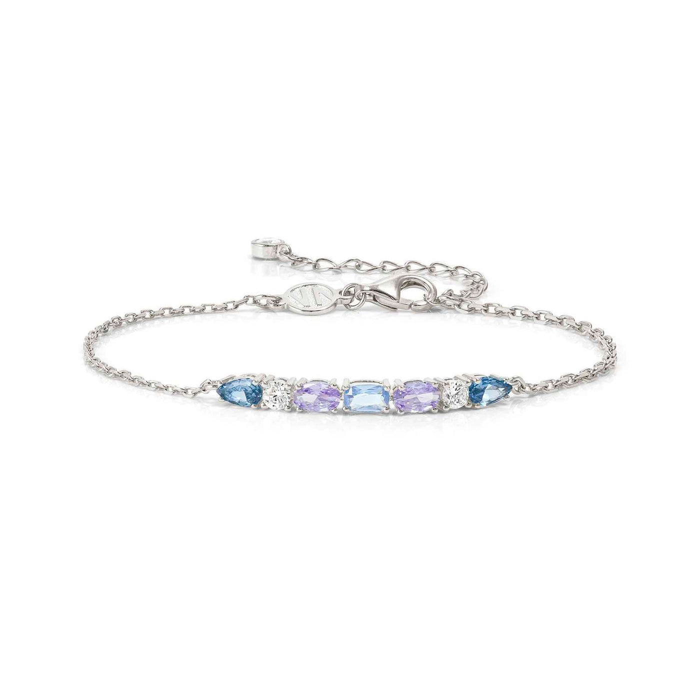 Nomination Colour Wave Aurora Silver Cubic Zirconia Bracelet