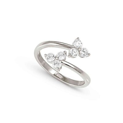 Nomination Life Bouquet Sterling Silver Cubic Zirconia Ring