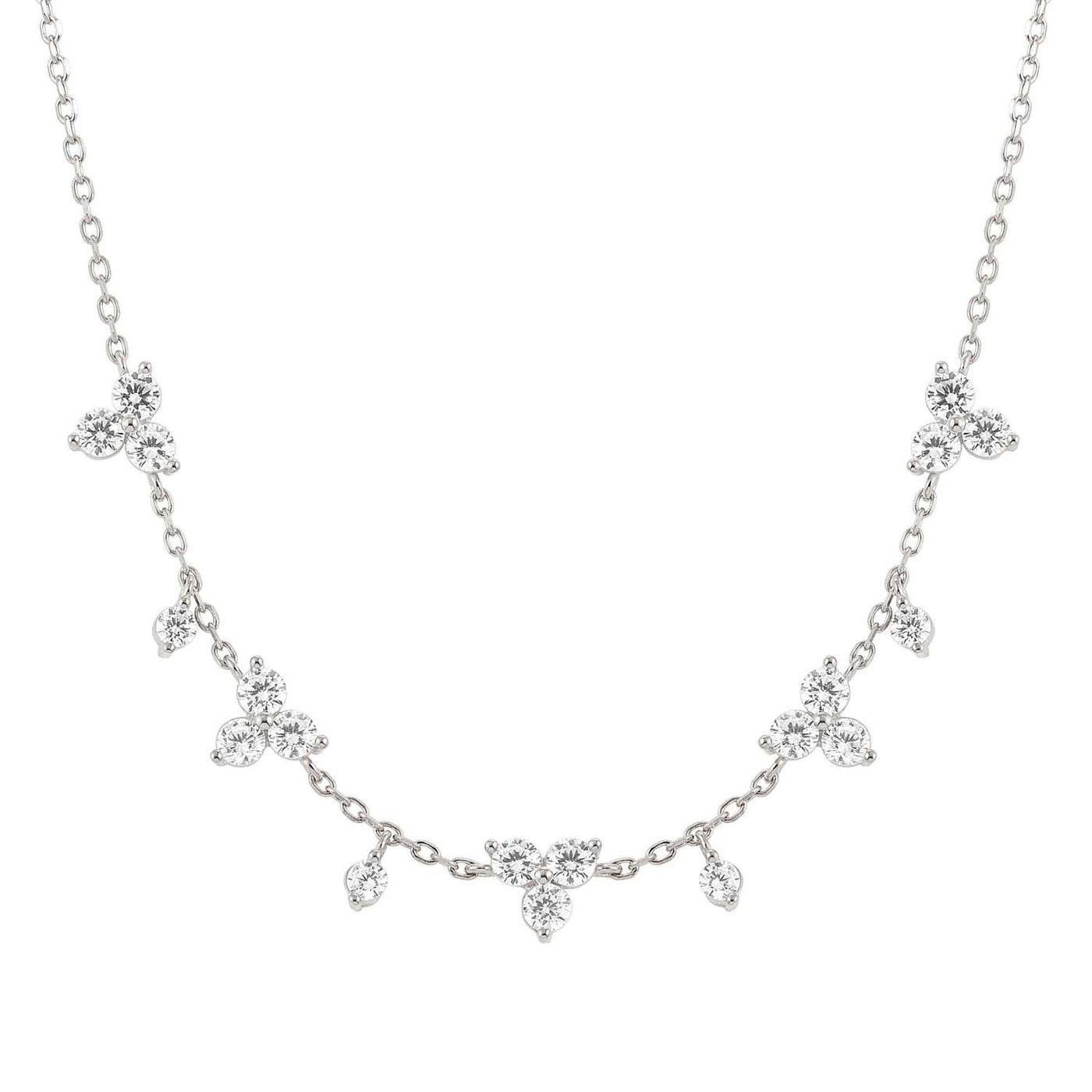 Nomination Life Bouquest Sterling Silver Cubic Zirconia Necklace