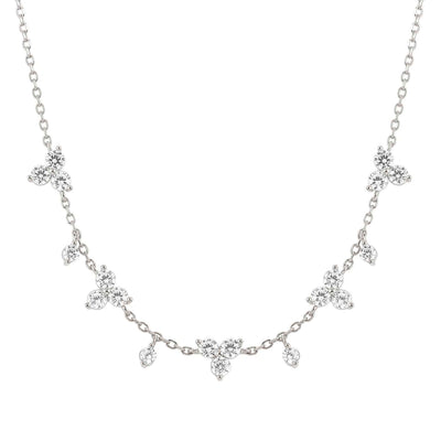 Nomination Life Bouquest Sterling Silver Cubic Zirconia Necklace