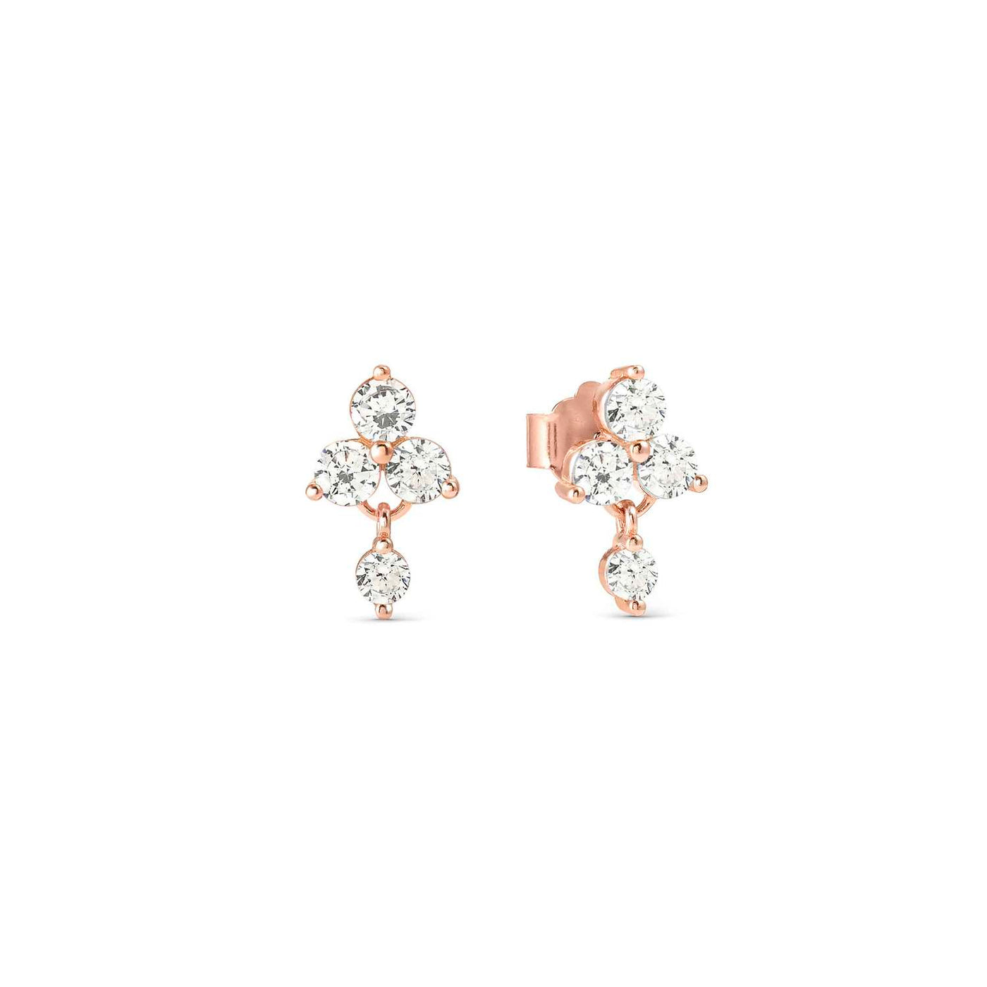 Nomination Life Bouquet Rose Gold Vermeil Cubic Zirconia Earrings