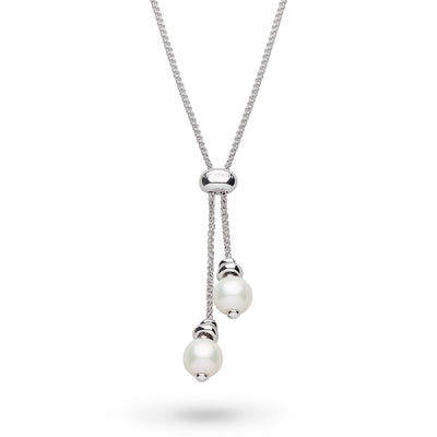 Kit Heath Tumble Pearl Lariat Necklace