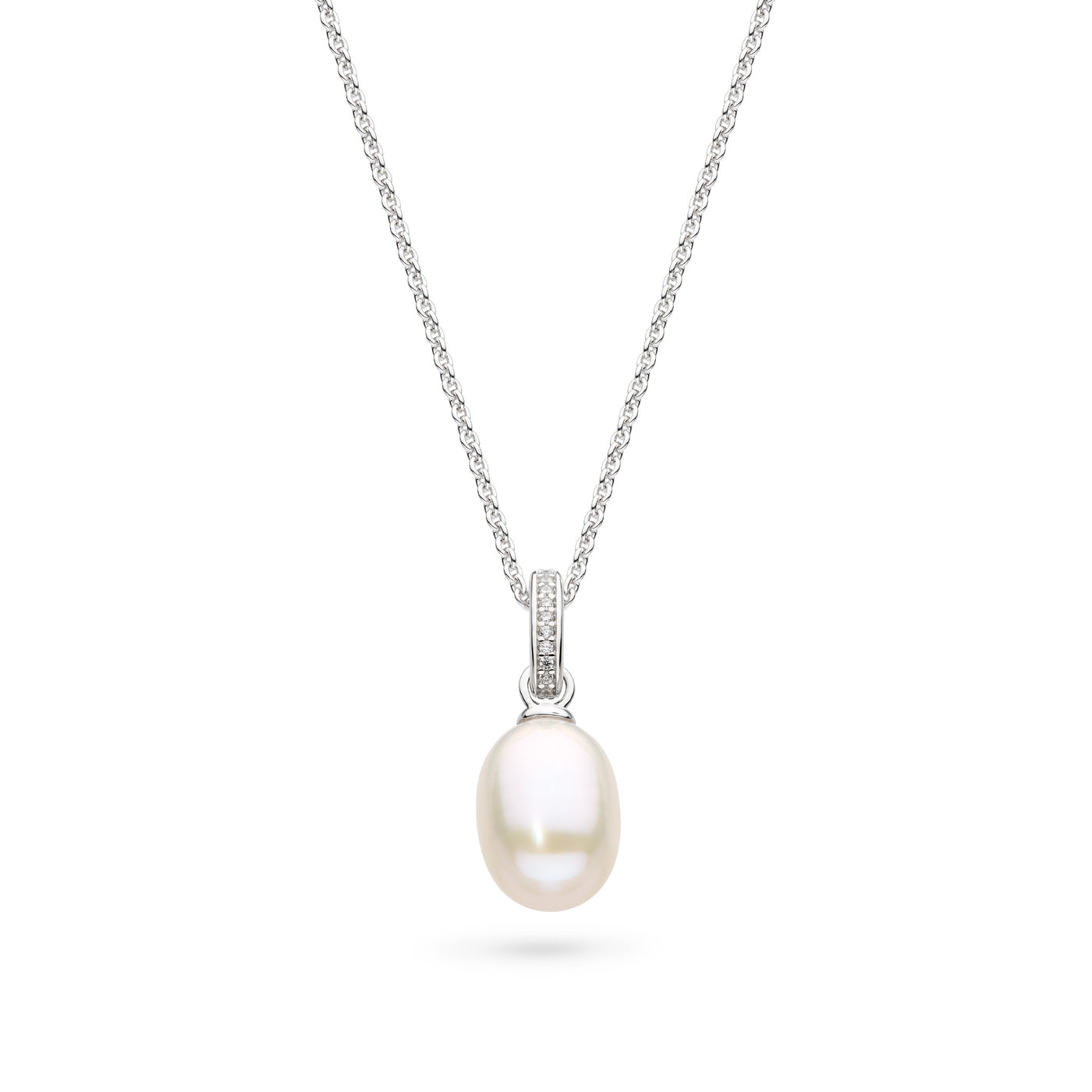 Kit Heath Revival Classic Pearl Glitz Cubic Zirconia Necklace