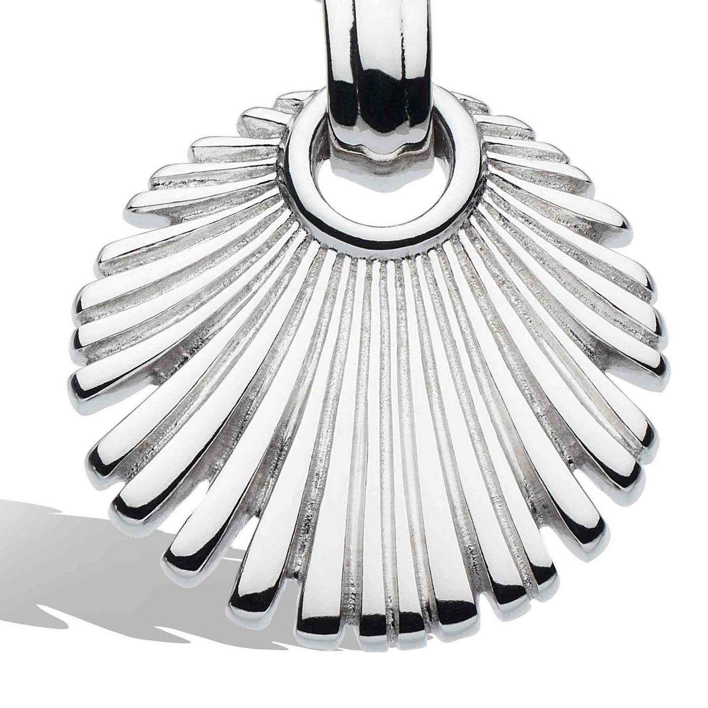 Kit Heath Radiance Sterling Silver Fan Necklace