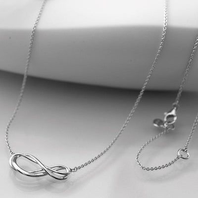 Kit Heath Sterling Silver Infinity Necklace - Rococo Jewellery
