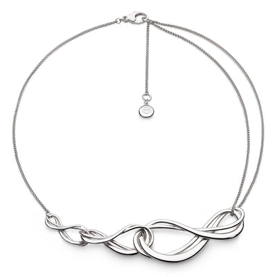 Kit Heath Sterling Silver Infinity Grande Triple Necklace - Rococo Jewellery
