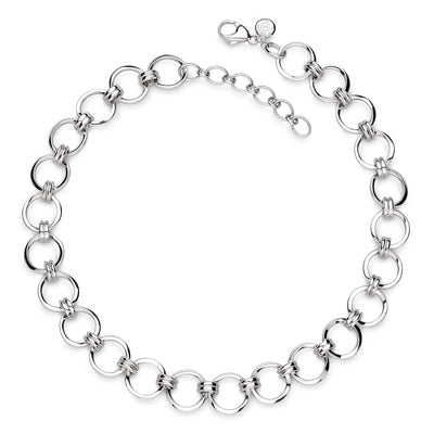 Kit Heath Sterling Silver Unity Statement Necklace