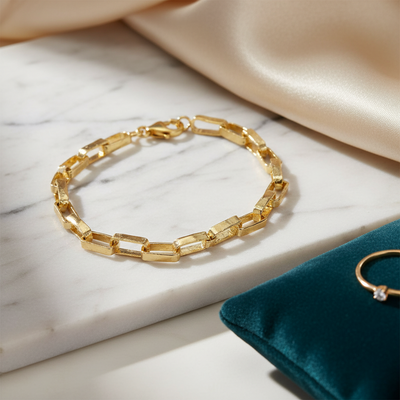 Saphirim Chain Bracelet - 18ct Gold Vermeil