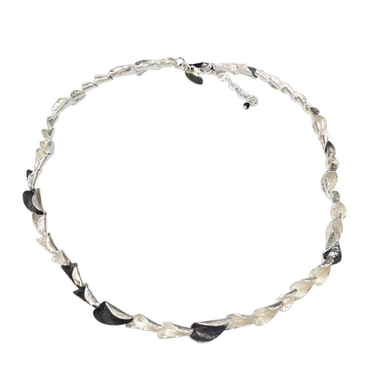 Saphirim Fold Over Element Necklace - Rococo Jewellery