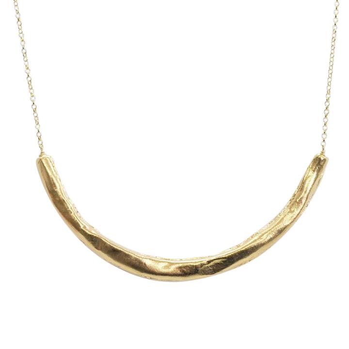Saphirim Gold Bar Necklace - 18ct Gold Vermeil - Rococo Jewellery