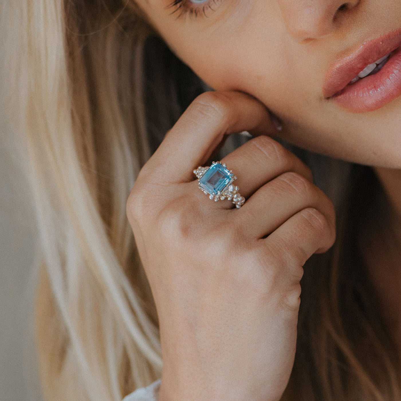 Dainty London Silver Aurelia Ring