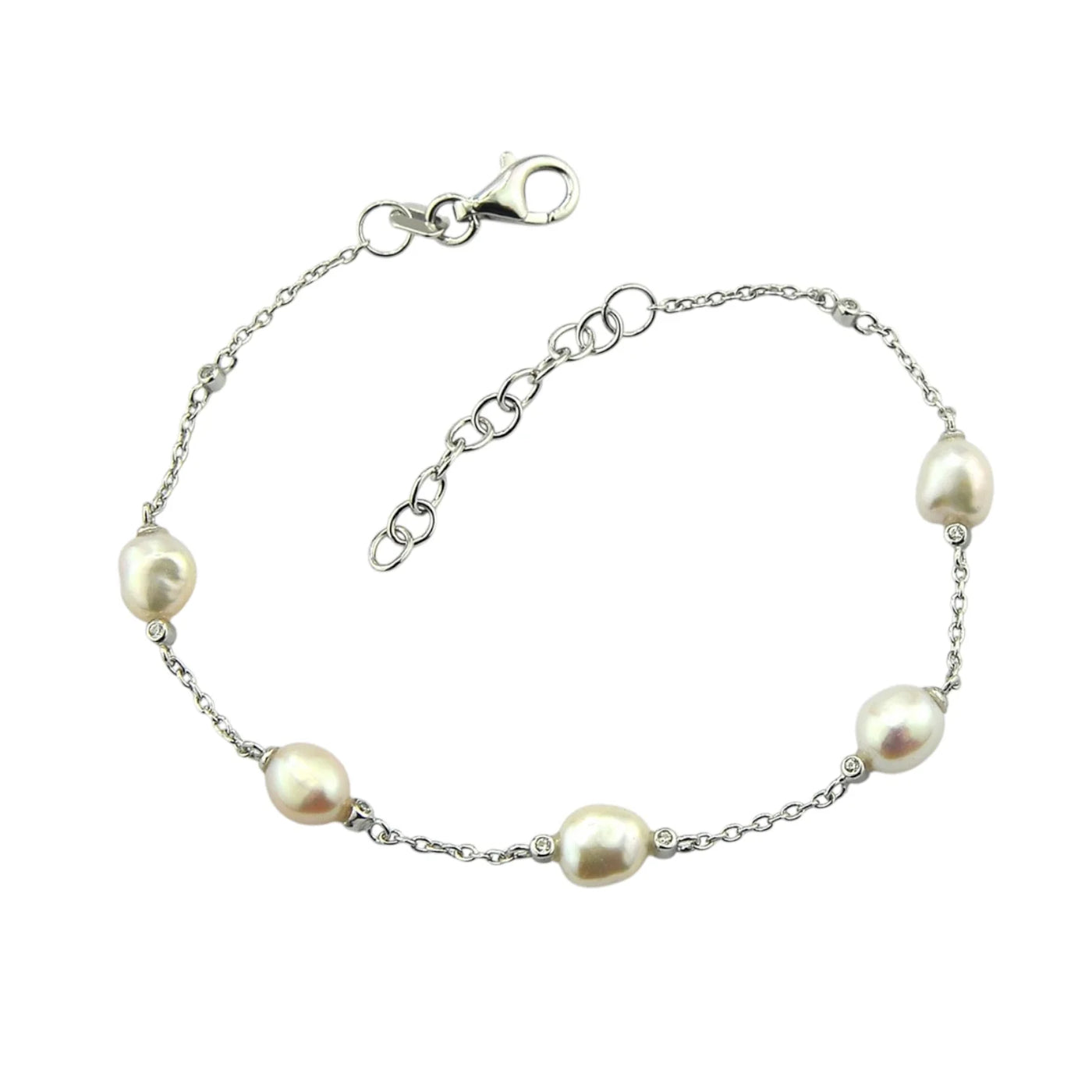 Sterling Silver Freshwater Pearl Bracelet