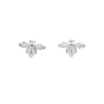 Sterling Silver Bee Stud Earrings