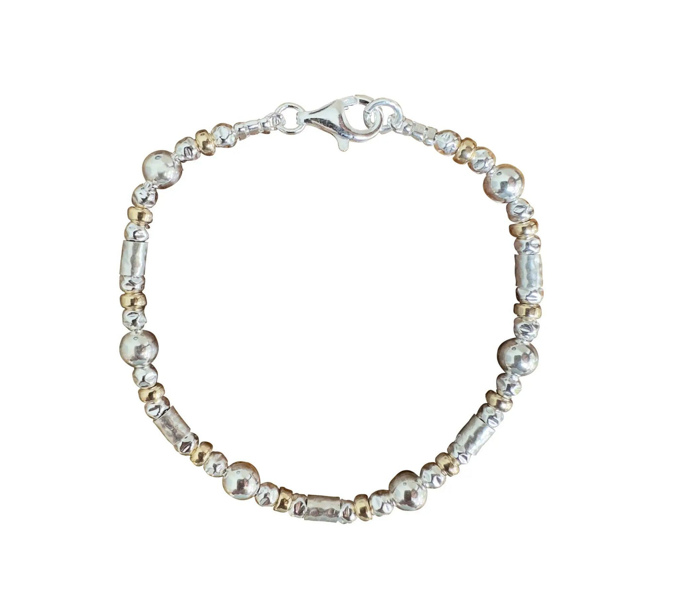 Yaron Morhaim Silver and Gold Bracelet - Rococo Jewellery