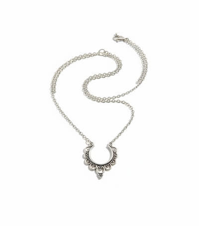 Sterling Silver Vintage Boho Style Necklace