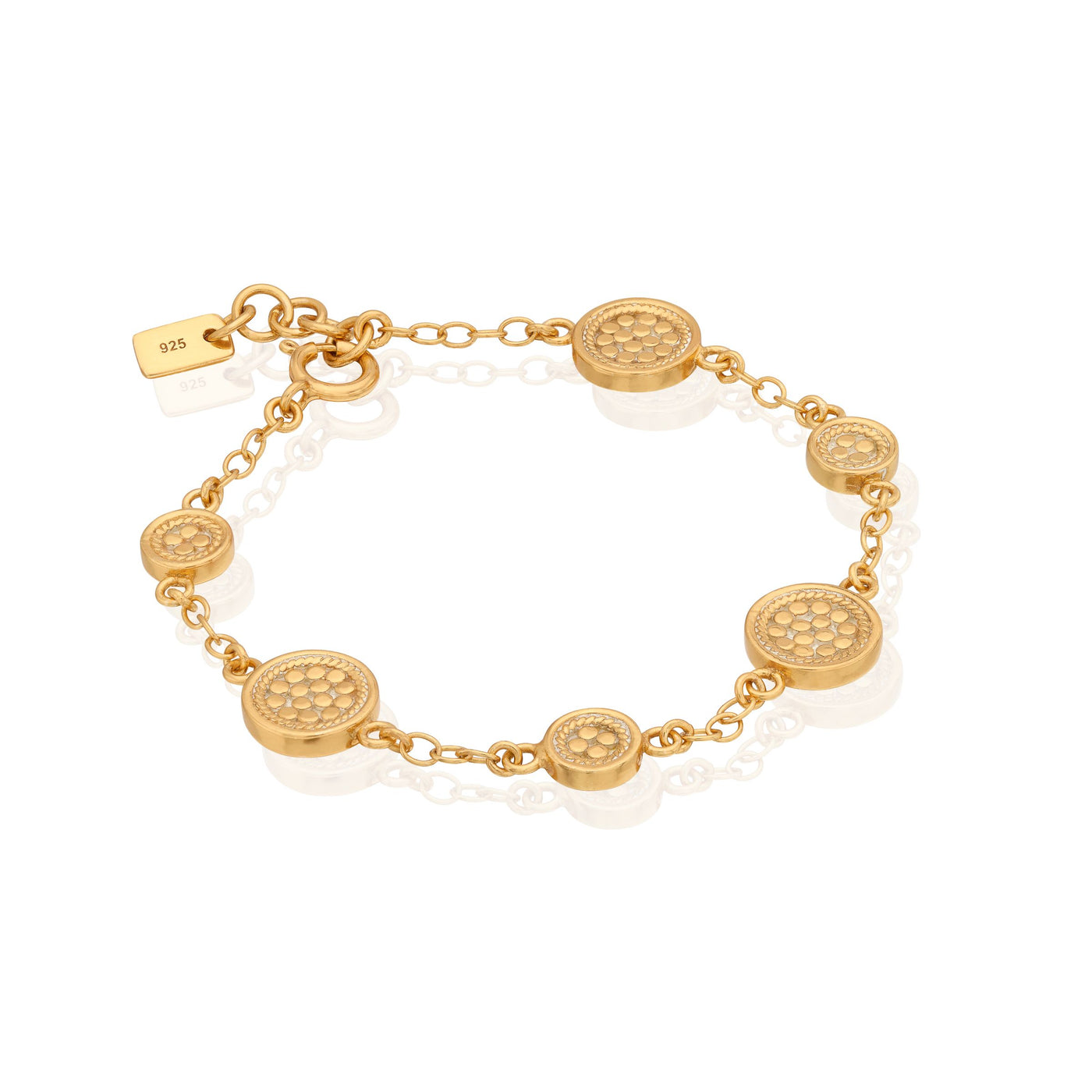 Anna Beck Gold Classic Station Bracelet