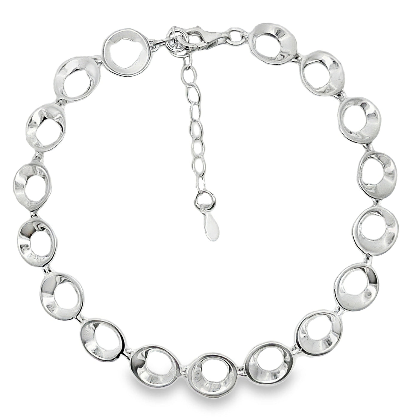 Sterling Silver Circles Bracelet