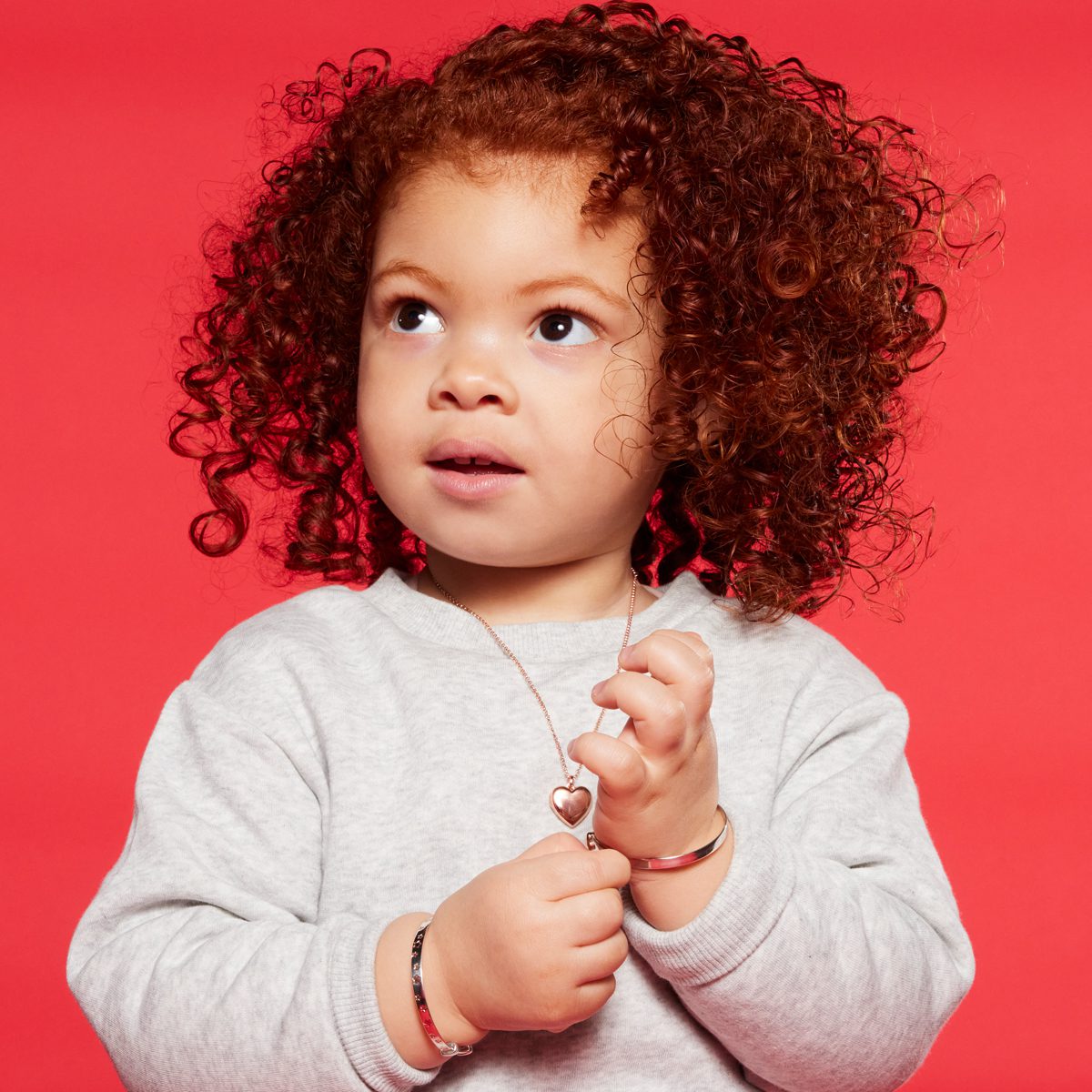 Little Star Sterling Silver Maeve Diamond-Cut Pattern Bangle