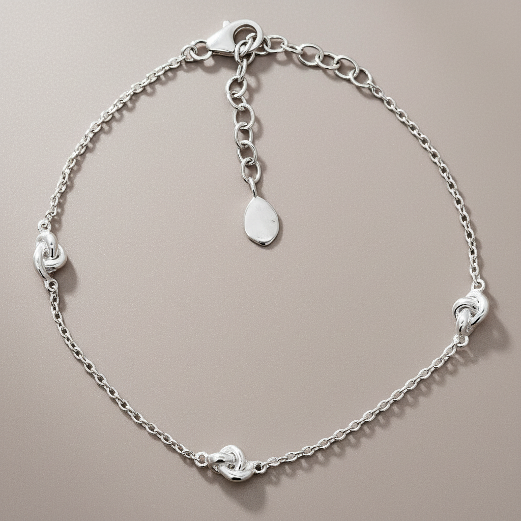 Sterling Silver Russian Knots Bracelet