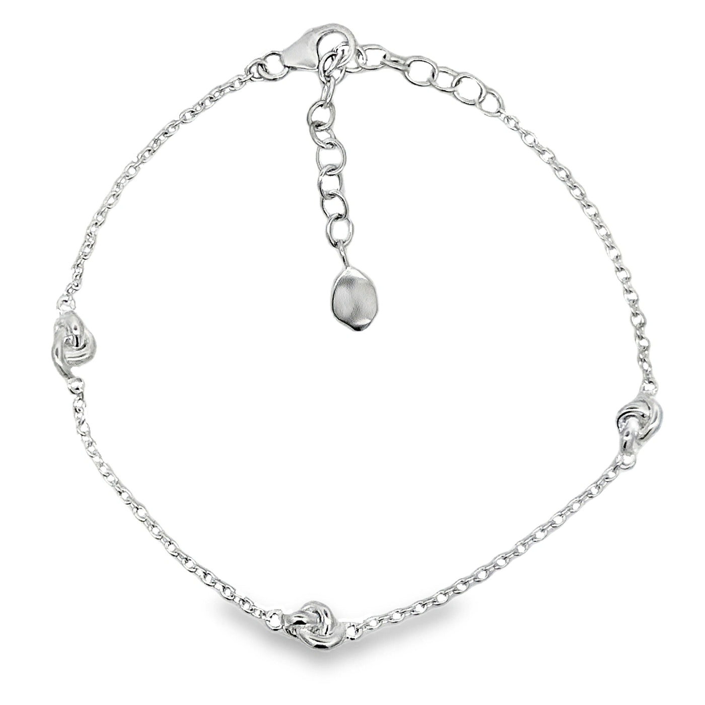 Sterling Silver Russian Knots Bracelet