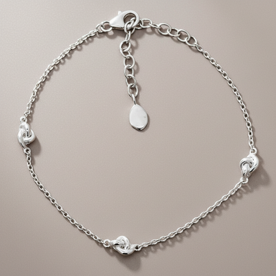 Sterling Silver Russian Knots Bracelet