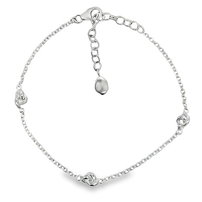 Sterling Silver Russian Knots Bracelet