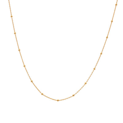 Hot Diamonds Gold Vermeil Embrace Beaded Cable Chain