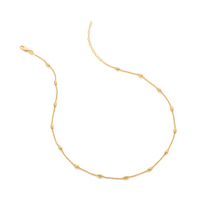 Hot Diamonds Gold Vermeil Embrace Oval Cable Chain