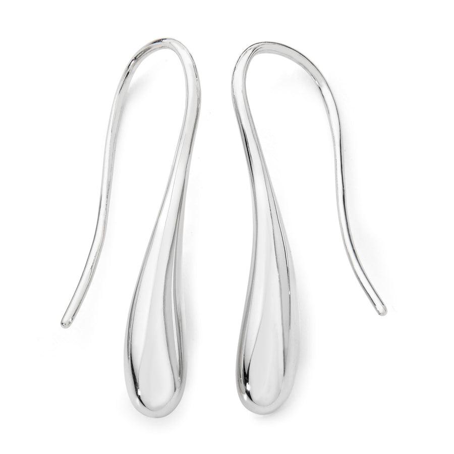Solid Sterling Silver Drop Earrings - Rococo Jewellery