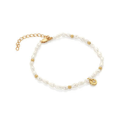 Hot Diamonds Gold Vermeil Mother of Pearl Bracelet