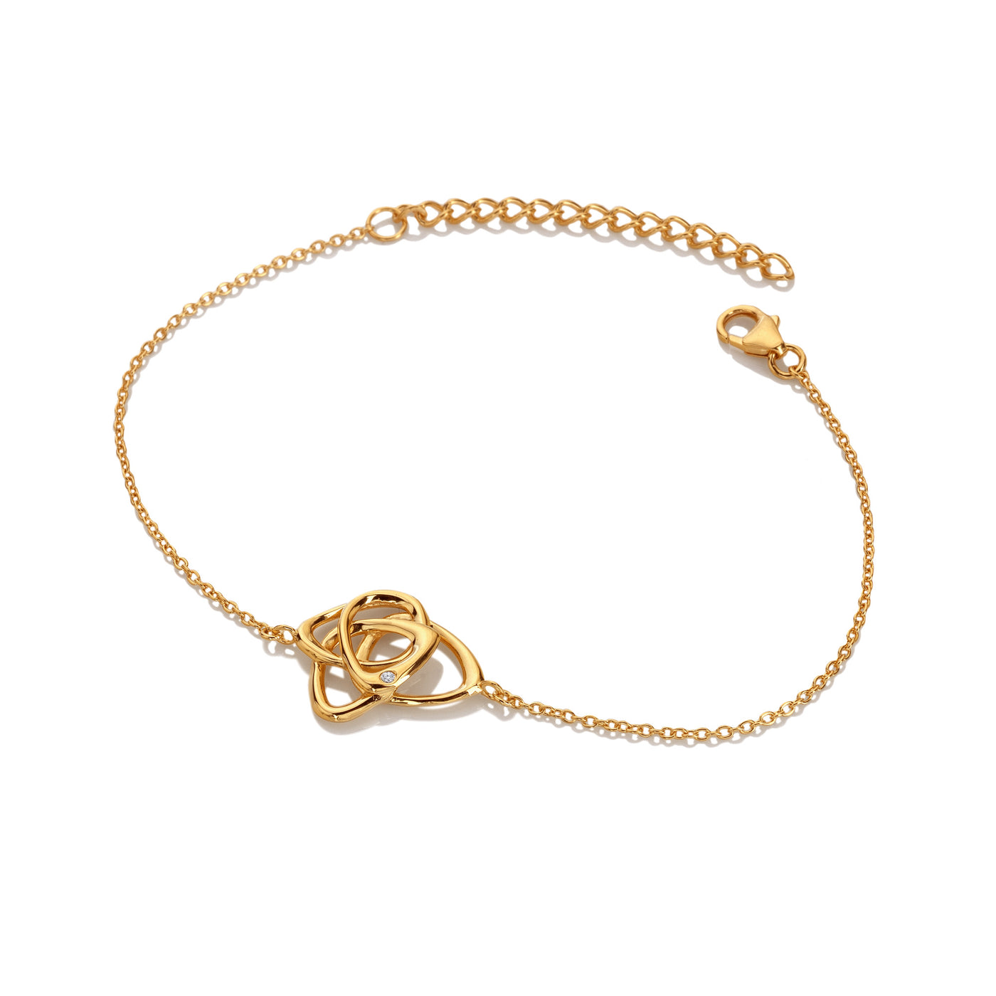 Hot Diamonds Gold Vermeil Endless Bracelet