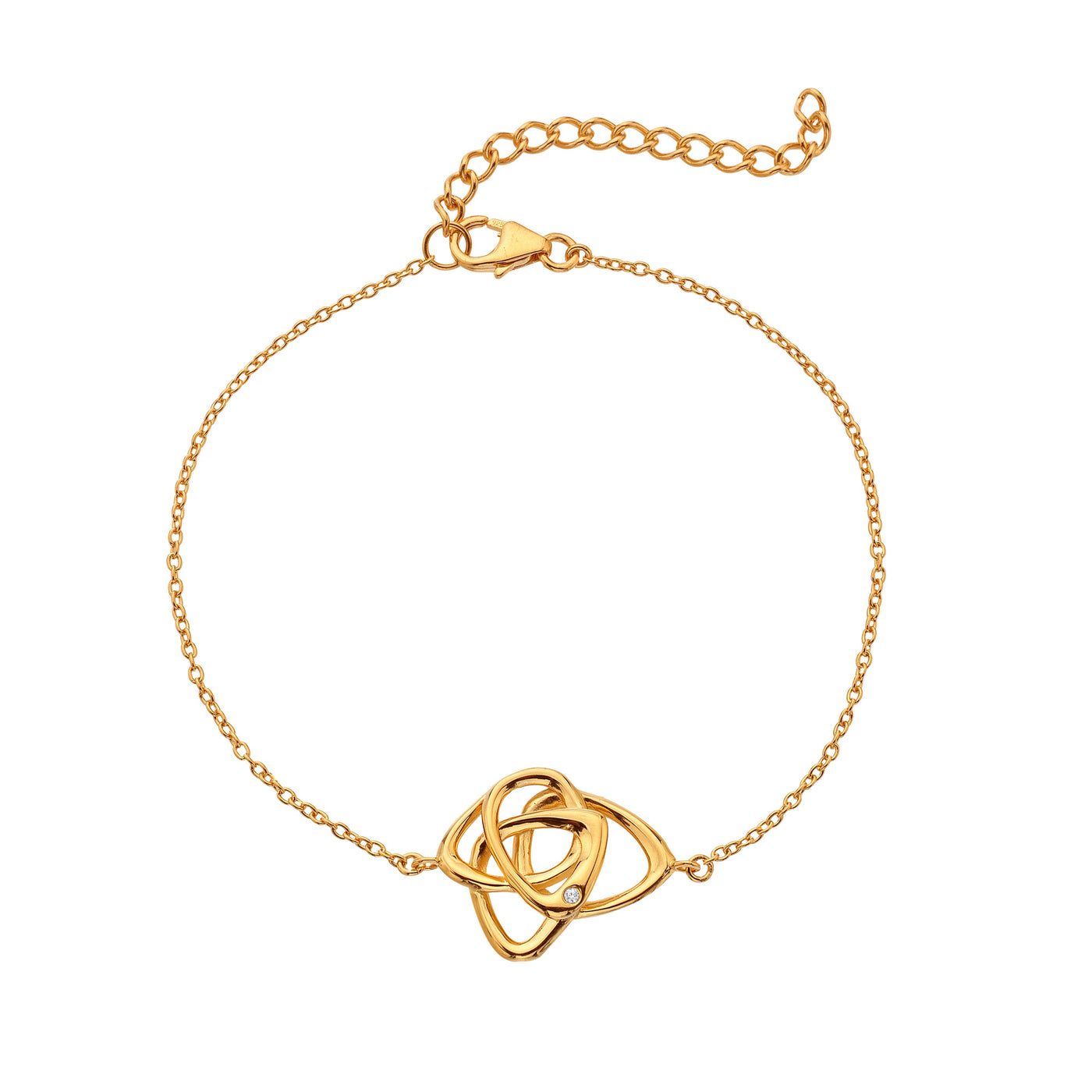 Hot Diamonds Gold Vermeil Endless Bracelet