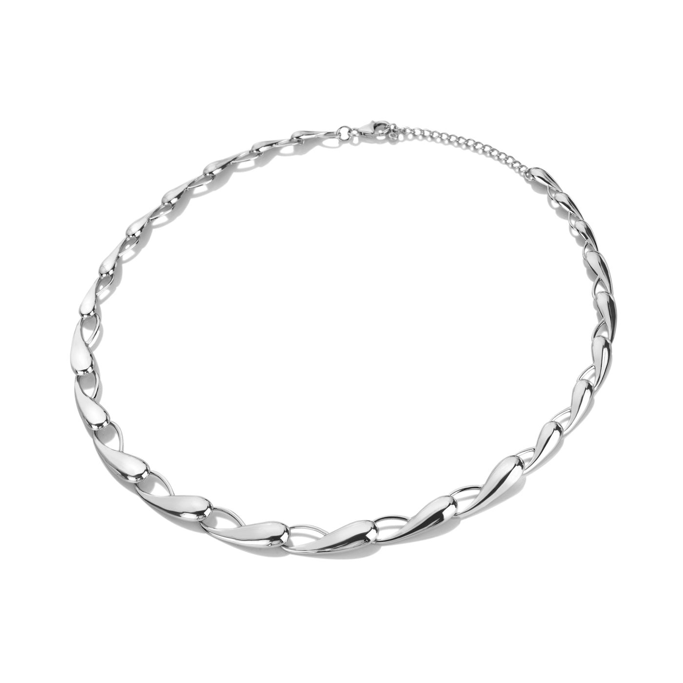 Hot Diamonds Sterling Silver Tide Statement Necklace