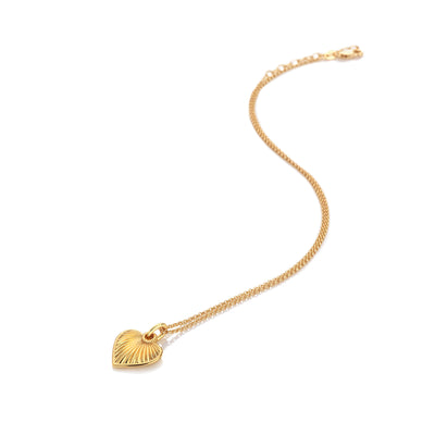 Hot Diamonds Gold Vermeil Essence Heart Pendant Necklace