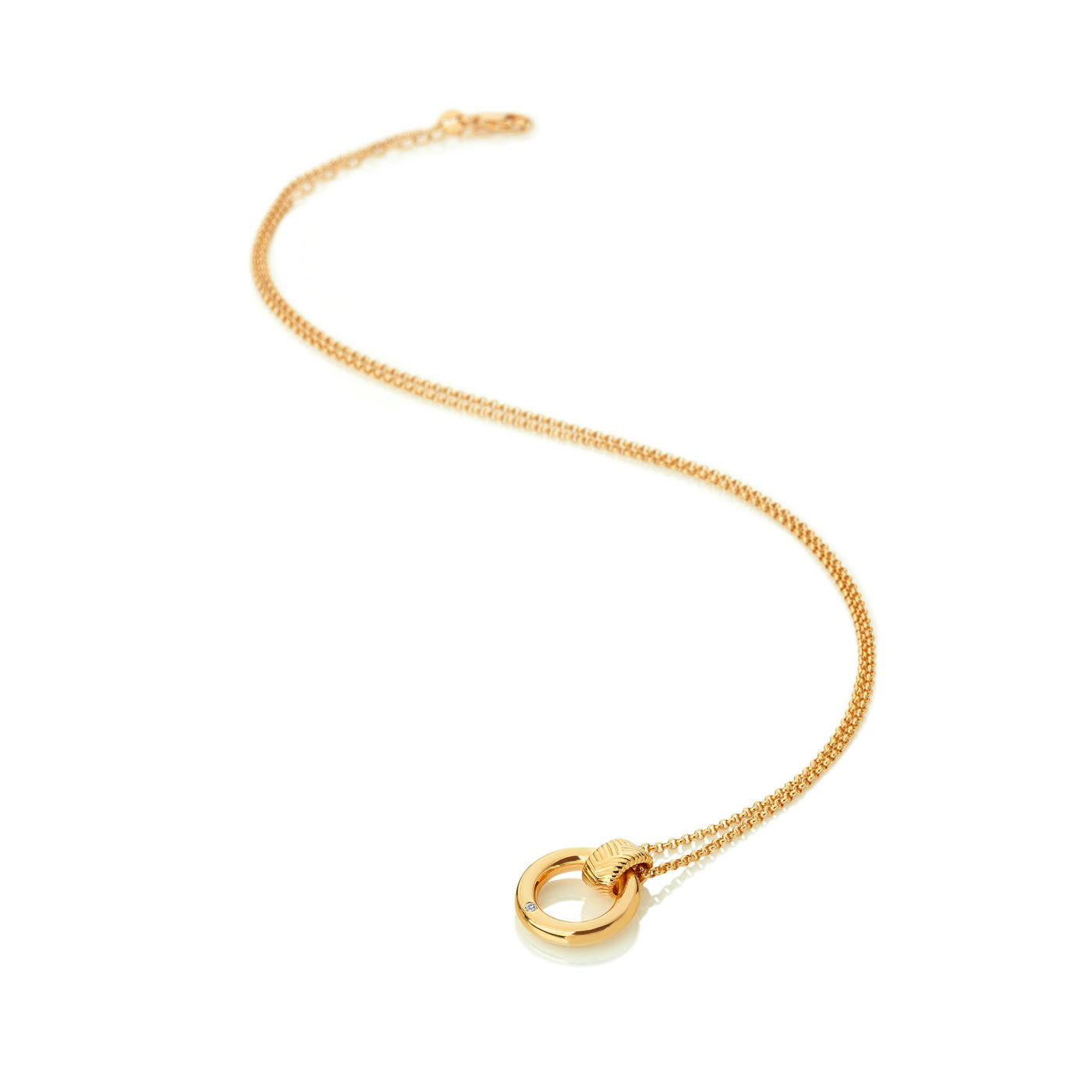 Hot Diamonds Gold Vermeil Spirit Pendant Necklace