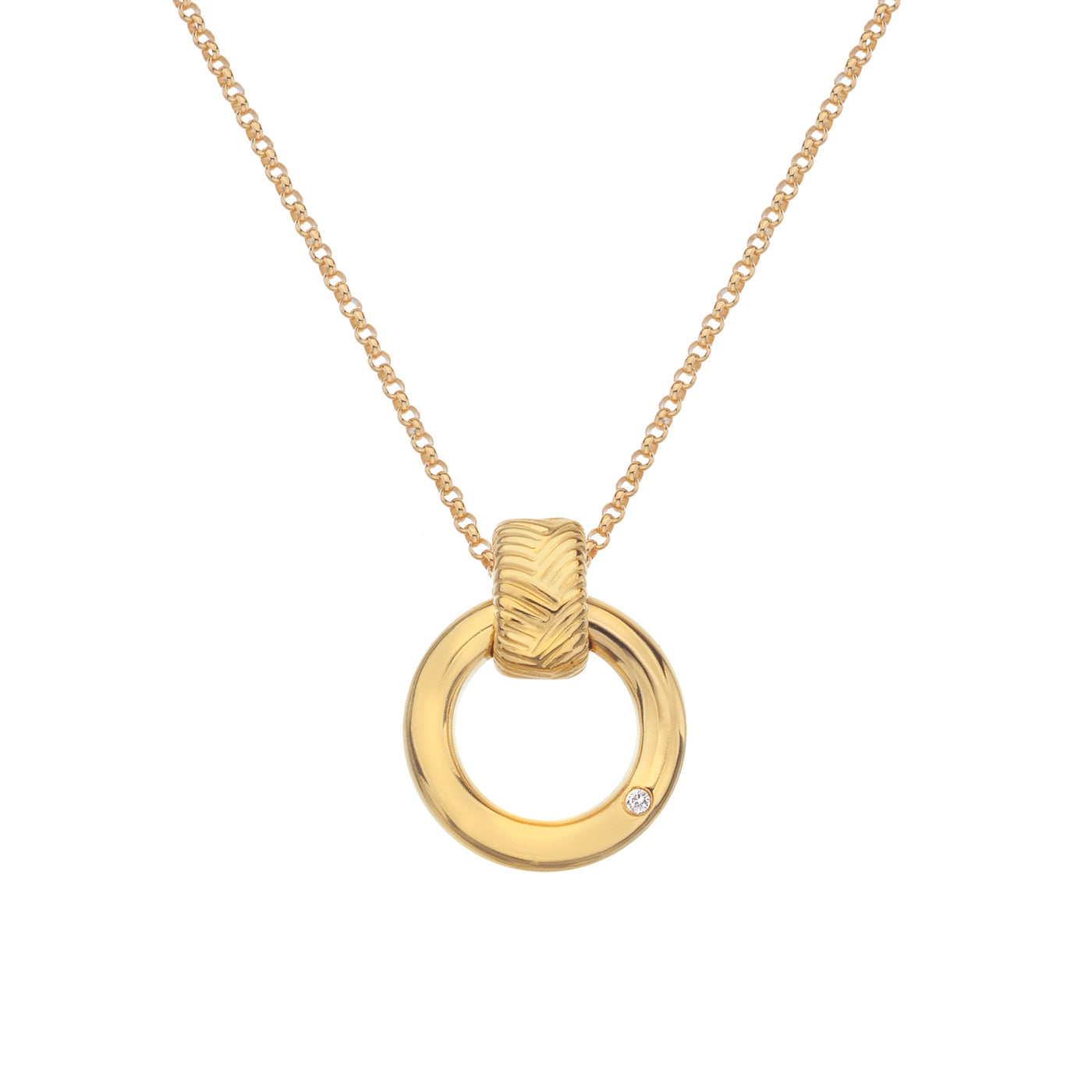 Hot Diamonds Gold Vermeil Spirit Pendant Necklace