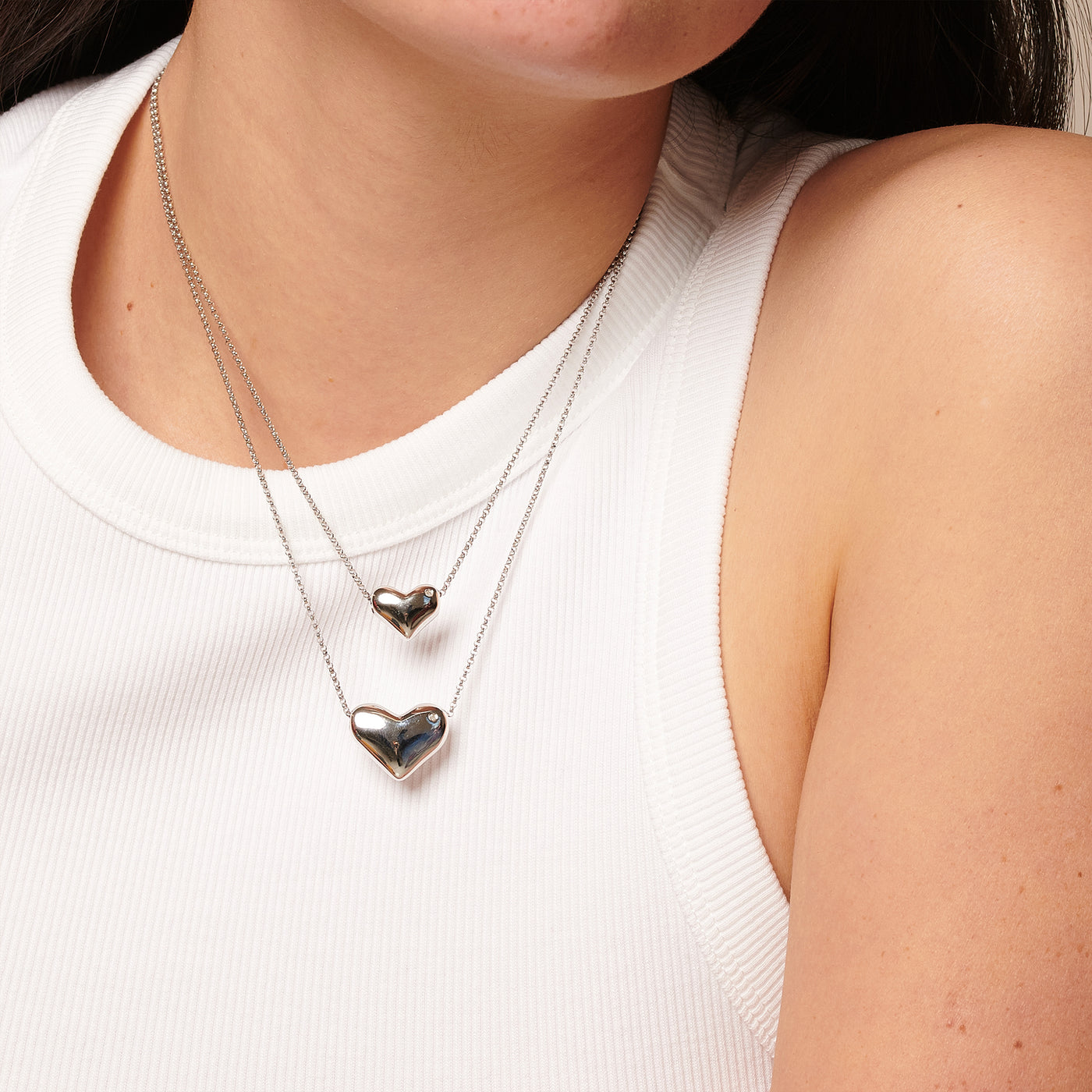 Hot Diamonds Sterling Silver Heart Pendant Necklace