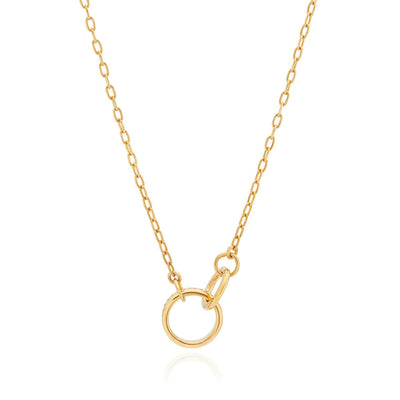Anna Beck Gold Intertwined Circles Charity Necklace - Rococo Jewellery