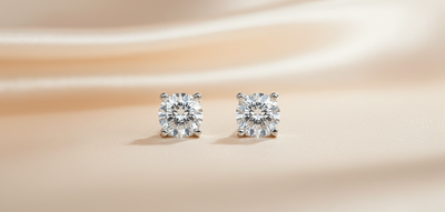 9ct White Gold 0.20ct Diamond Stud Earrings