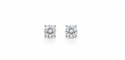 9ct White Gold 0.20ct Diamond Stud Earrings
