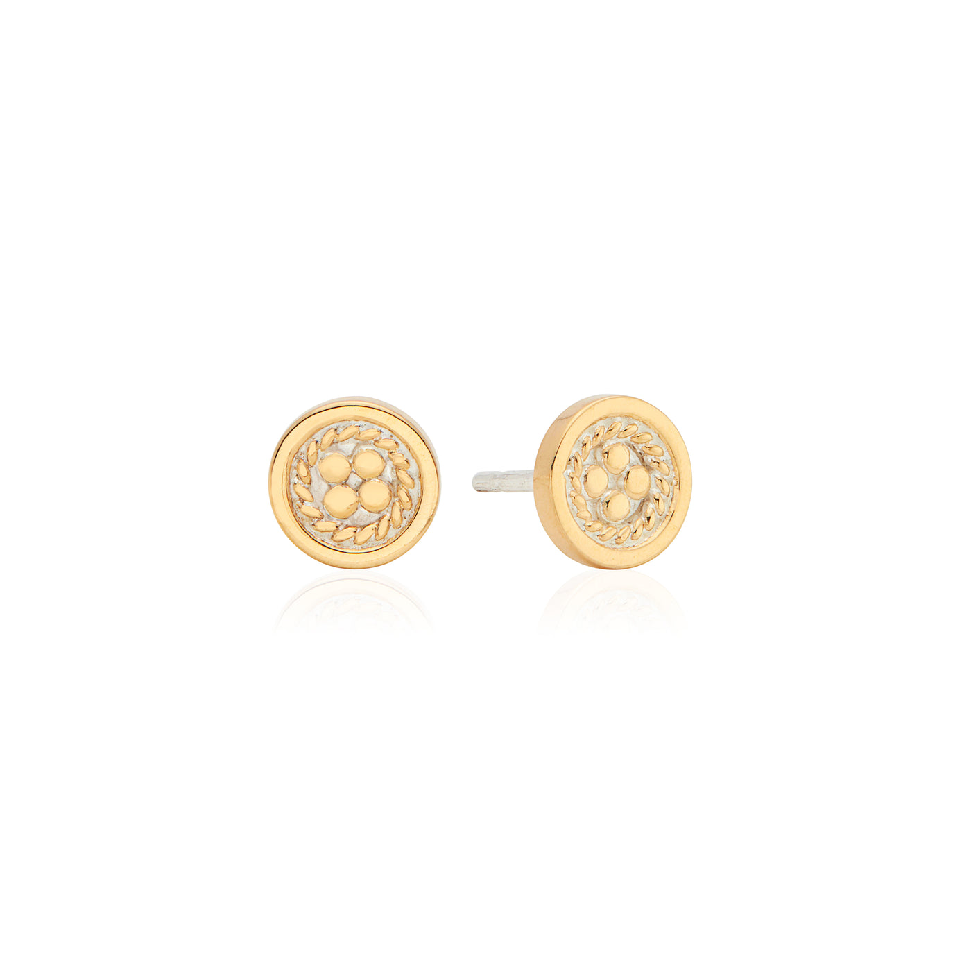 Anna Beck 18ct Gold Vermeil Mini Stud Earrings