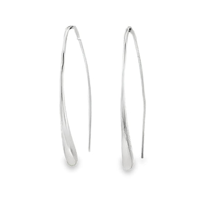 Silver Long Drop Earrings
