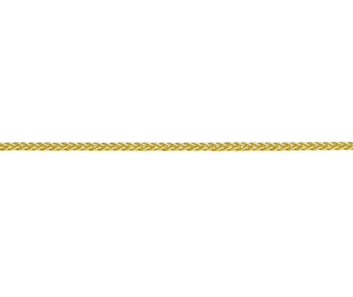 18ct Yellow Gold Spiga Chain Necklace