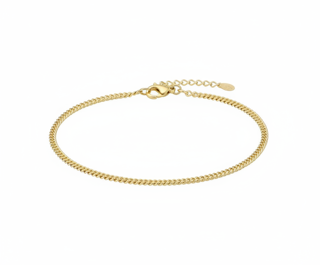 9ct Yellow Gold Filed Curb Chain